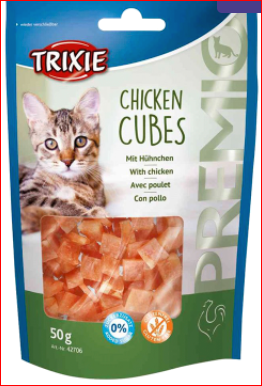 خرید تشویقی گربه مرغ مکعبی تریکسی Trixie Chicken Cubes