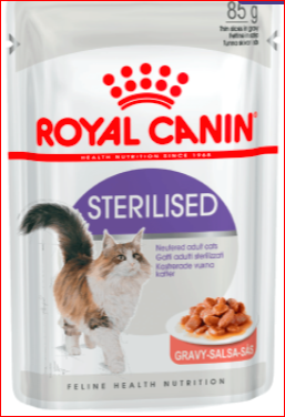 خریدپوچ گربه عقیم شده رویال کنین در سس گوشت Royal Canin