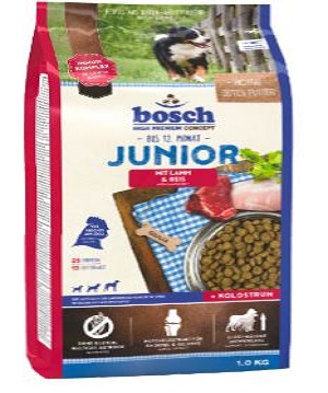 غذای خشک سگ جونیور بره و برنج بوش Bosch With Lamb & Rice Junior